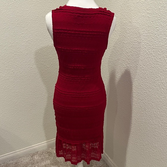 Chelsea & Violet Deep Red Backless Dress - Picture 3 of 4